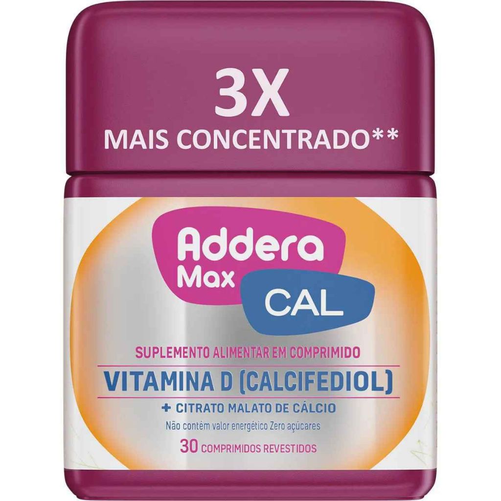 Addera Max Cal 30 Comprimidos | Shopee Brasil