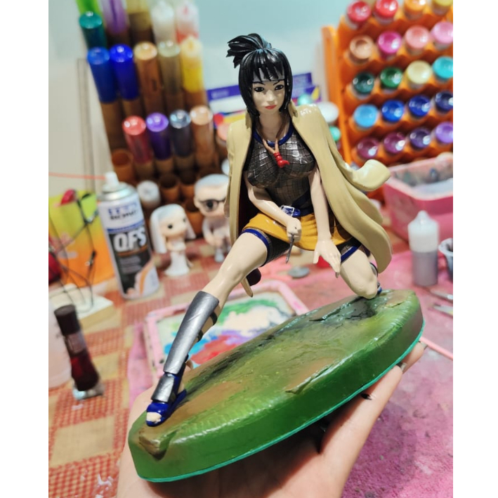 Figure Anko – Naruto – Impressão 3D em Resina - Pintada a Mão