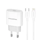 Carregador Turbo Hmaston 30w Celular Portátil Cabo Usb-c Lightning Compatível Até Ipad Iphone 8 9 X 11 12 13 14 Pro Max