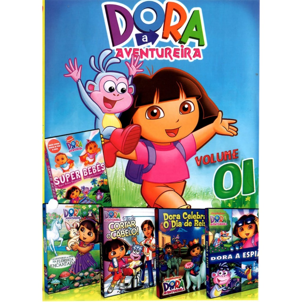 DVD Dora A Aventureira 5 Em 1 | Shopee Brasil