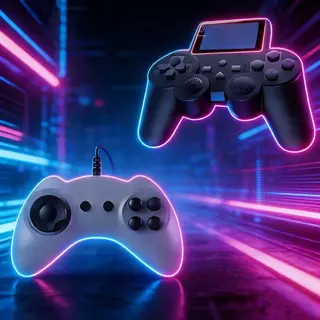 Controlador de Console de videogame Gamepad Gamer S10 portátil 520 jogo Mario tela retrô Duplos 2 controles em Oferta na Shopee