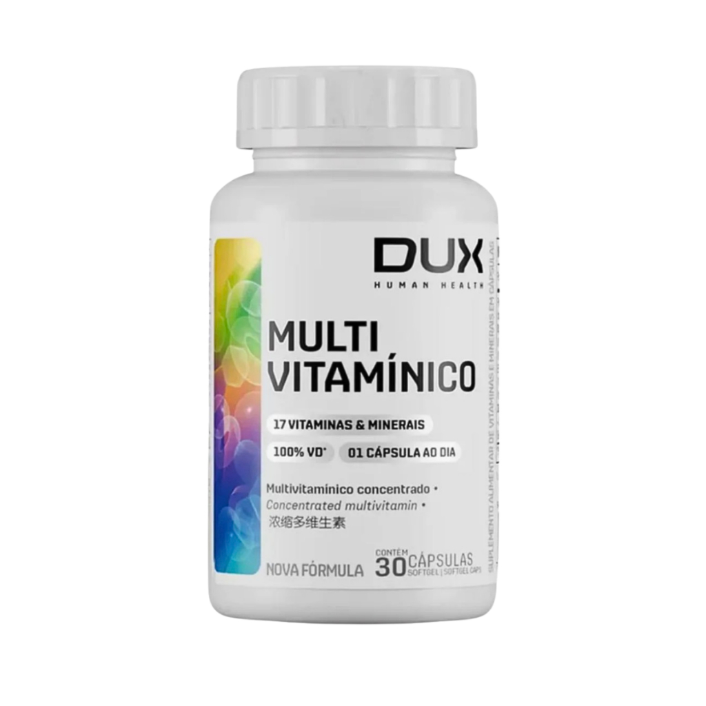 DUX - MULTI-VITAMÍNICO 30 CAPS - CONCENTRADO. | Shopee Brasil