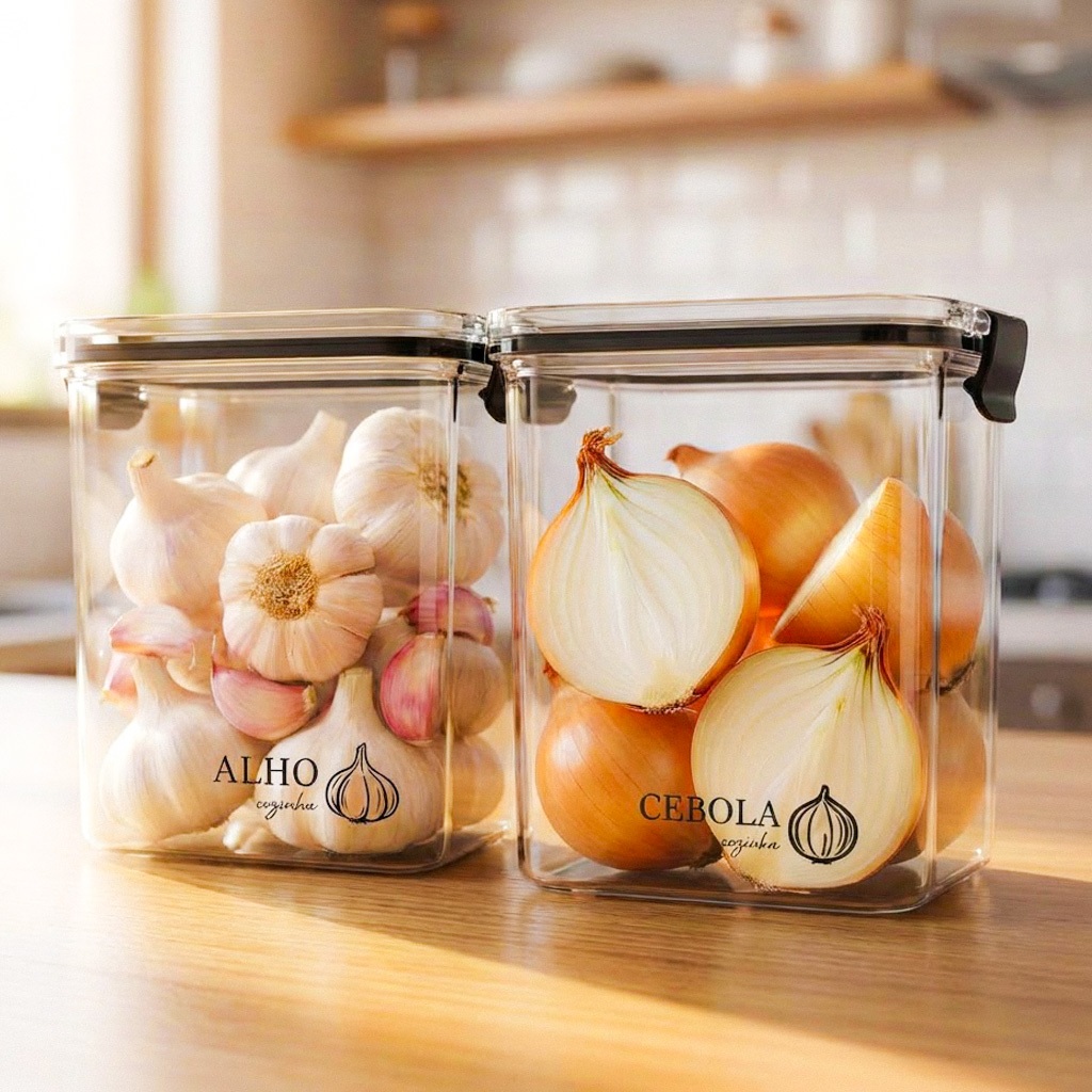 Pote Multiuso com Vedação Hermética e Click 460ml/950ml – Porta