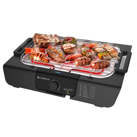 Churrasqueira Elétrica Grill Menu GRL810 - Cadence | Shopee Brasil