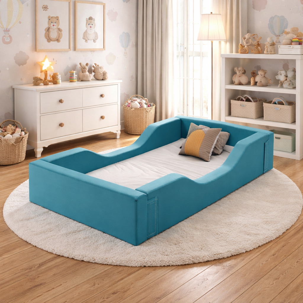 mini cama montessoriana berço infantil de espuma quarto criança varias ...
