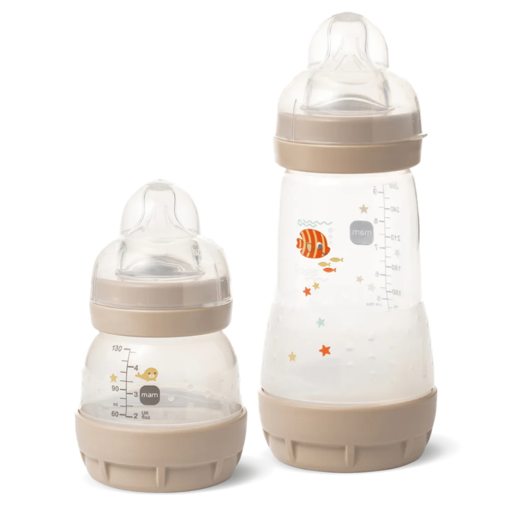 Kit 2 Mamadeira Mam Easy Start Starter Set Anticólica Rosa Menina