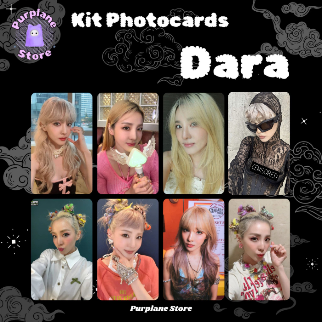 2NE1 Photocards CL Minzy Dara Bom Kpop Fanmade | Shopee Brasil