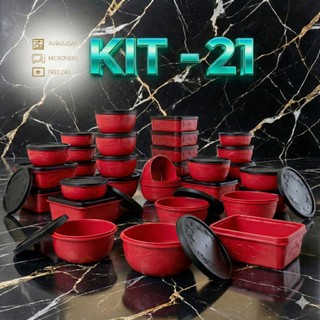 kit 21 potes para cozinha — foto 3 — Achou Levou Brasil