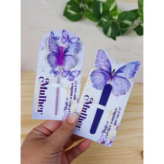 Card para Lembrancinha Dia das Mulheres lembrança cilios/lixa em Oferta na Shopee