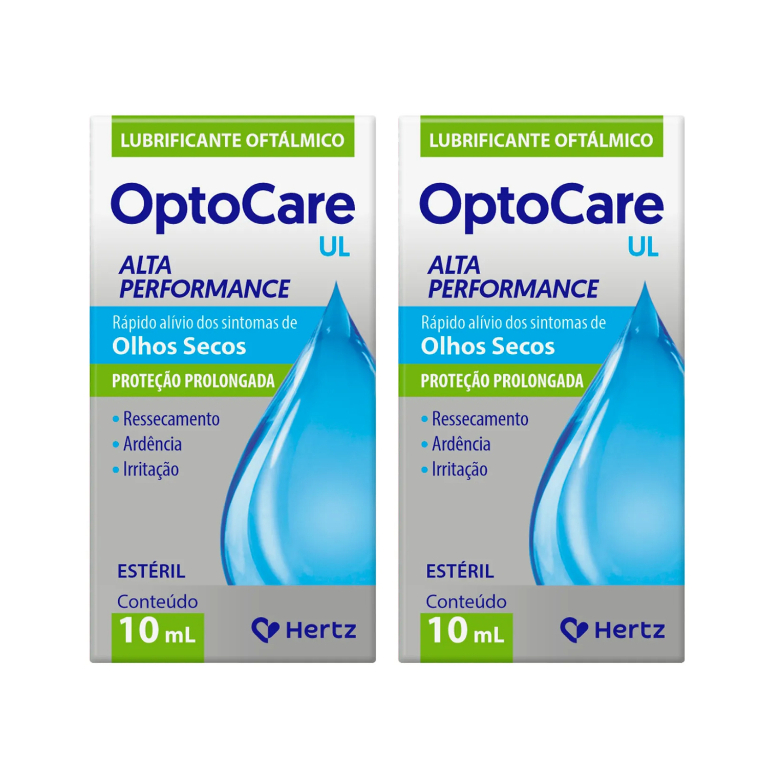 OptoCare UL Colírio Lubrificante Olhos Secos 10ml - Hertz | Shopee Brasil