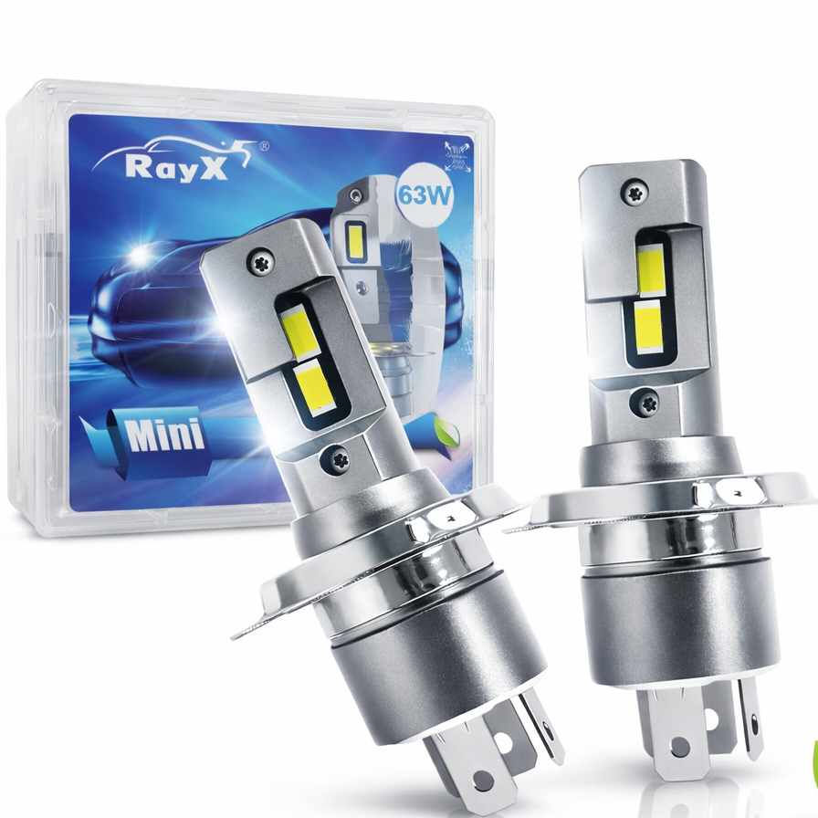 Lampada LED Farol 12000Lm 63W 6000K Ultra Branco Rayx Canbus Par