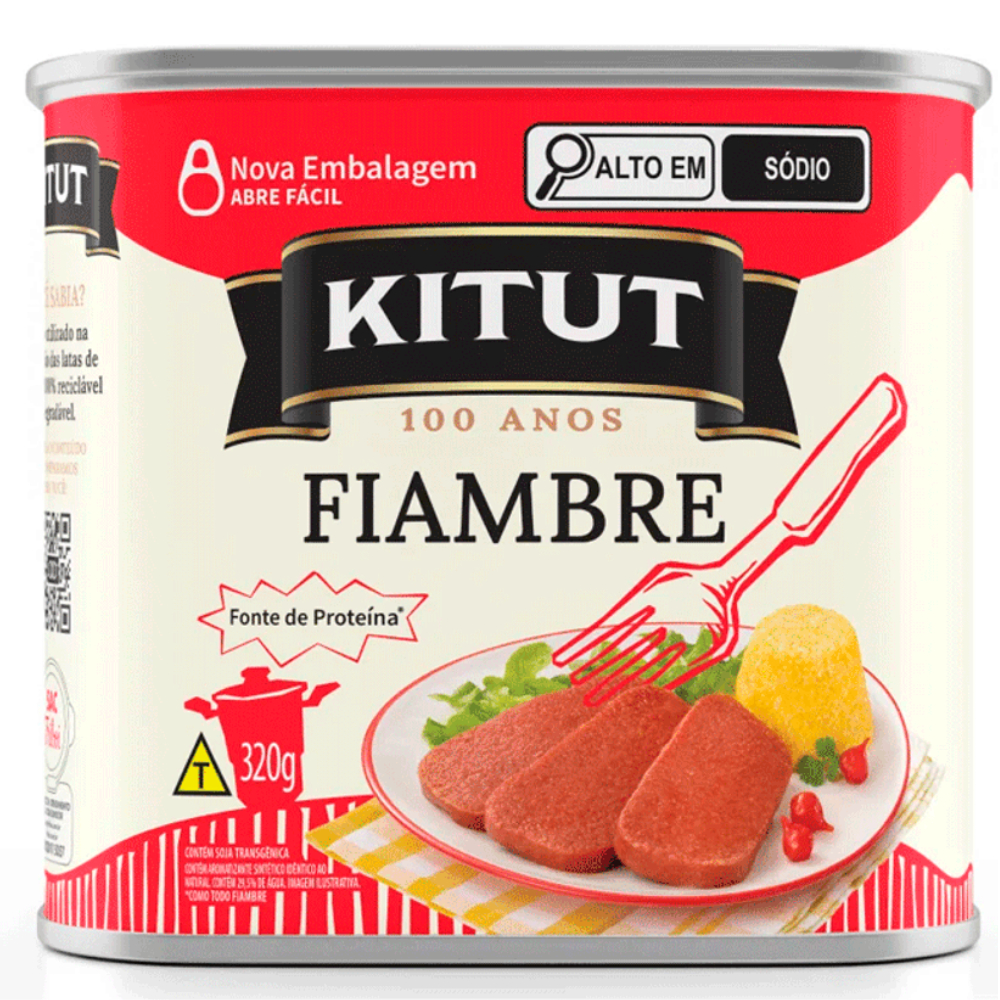 Fiambre Kitut 320g Saboroso e Prático p/ Lanches | Shopee Brasil