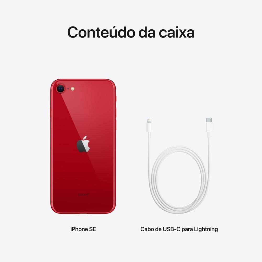 Apple iPhone SE (3ª geração) 64 GB - (PRODUCT) RED | Shopee Brasil
