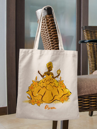 Bolsa Ecobag Com e Sem Ziper Umbanda Orixá Oxum Candomblé Algodão Cru ...