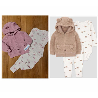 Conjunto de Casaco, Body e Calça Carter’s em Oferta na Shopee