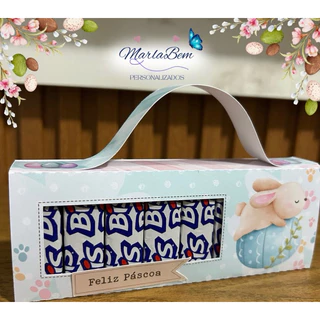 Caixas Capa Porta Bis de Páscoa Com Alça. Lembrancinha de Páscoa - Monta Fácil (encaixes) em Oferta na Shopee