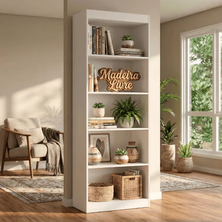 Estante Livreiro Multiuso Bipartido 5 Prateleiras Organizador para Sala Quarto Escritório Livros em Oferta na Shopee