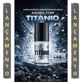 Impala Base Titânio com Formol Lançamento Fortalecedor de Unhas +48% Força