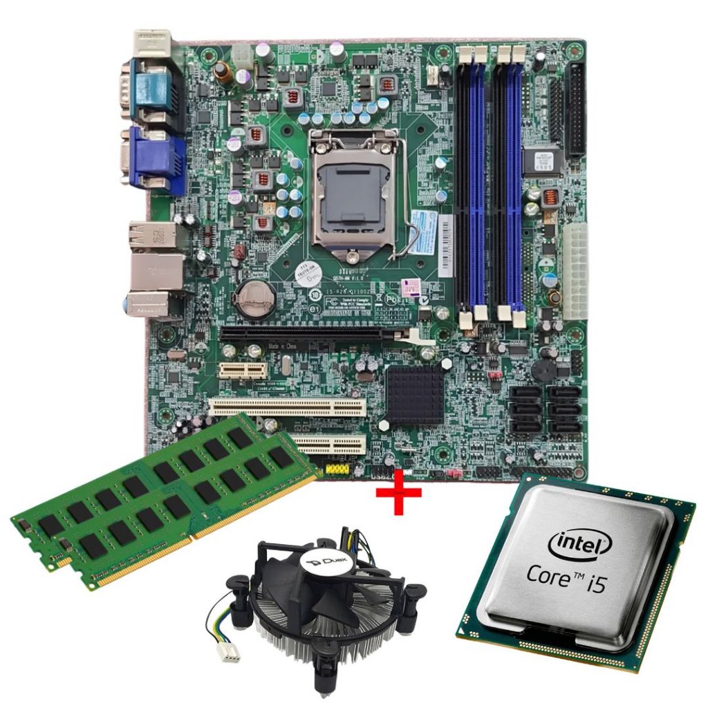 Kit Placa Mãe Upgrade – IPM Q57 STI + Processador Intel Core i5 1156 ...