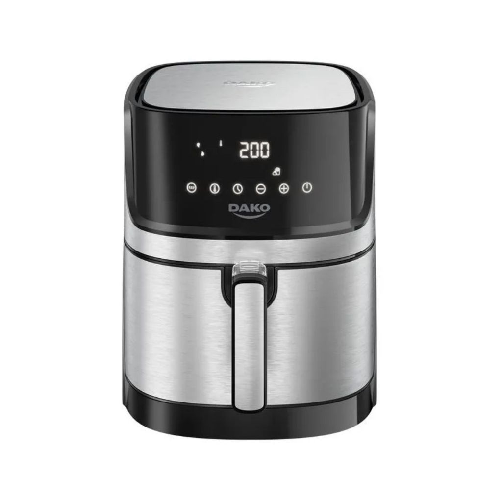 Air Fryer 5L Dako Inox Digital Fritadeira Elétrica Sem Óleo 