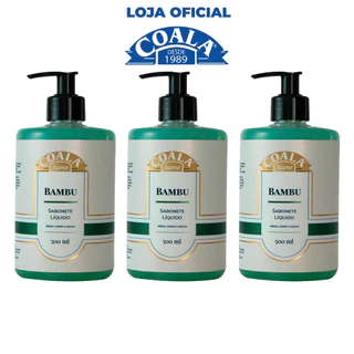 Kit Com 3 Unidades Sabonete Líquido Bambu  500 ml em Oferta na Shopee