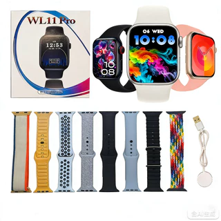 Smartwatch WL11 PRO 47mm GPS com 8 pulseiras Gps séries11 2026 esportes Inteligente unisex