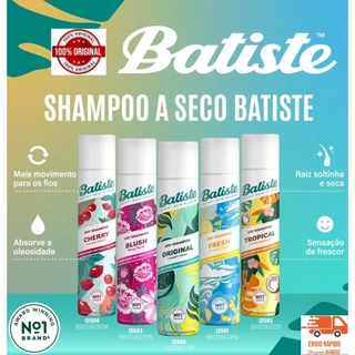 Batiste Shampoo a Seco 200ml - Removedor de Oleosidade da Raiz do Cabelo