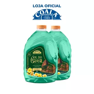Kit 2 Lava Roupas liquido Coala Laundry Sol do Brasil 3L em Oferta na Shopee