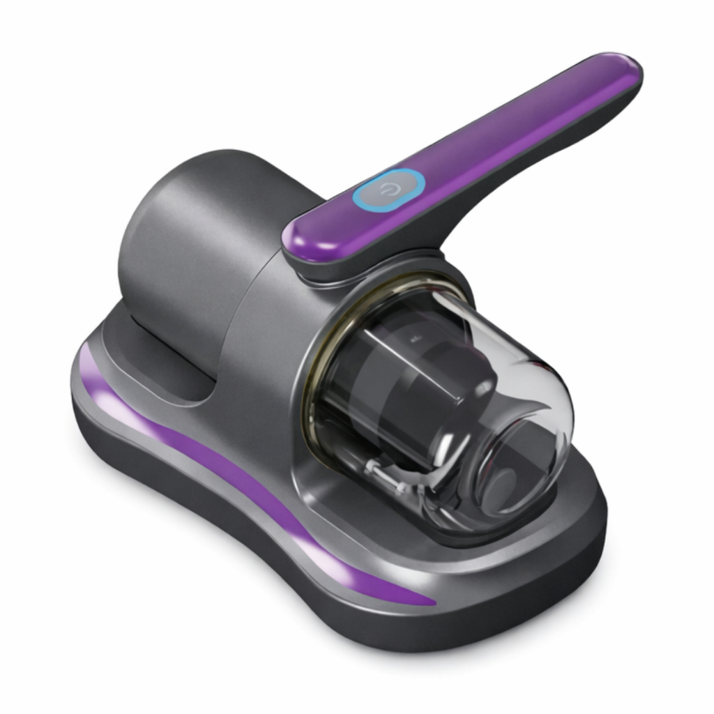 Aspirador Anti Acaro Portatil Sem Fio Para Cama Sofa Pretovioletta 5V