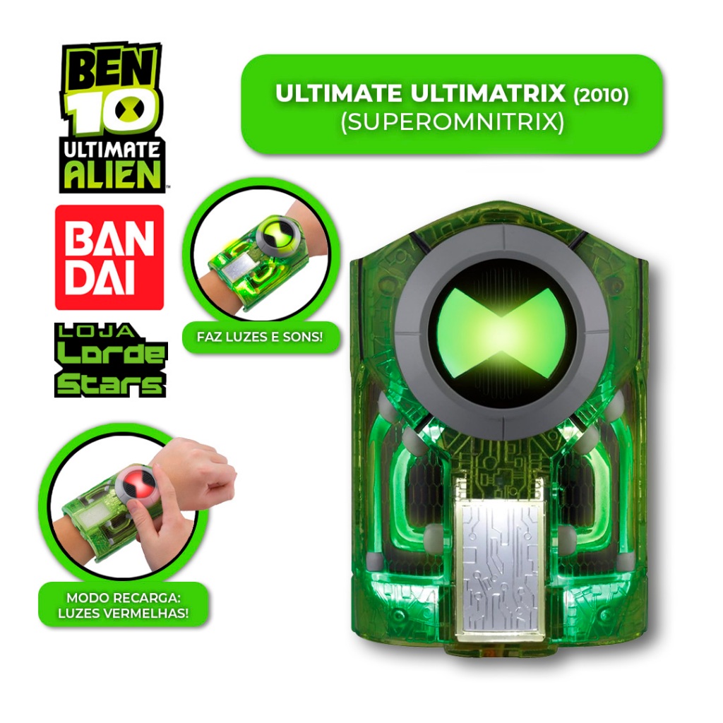 RARISSÍMO Ultimate Ultimatrix (Omnitrix Supremo) Ben 10 - Original
