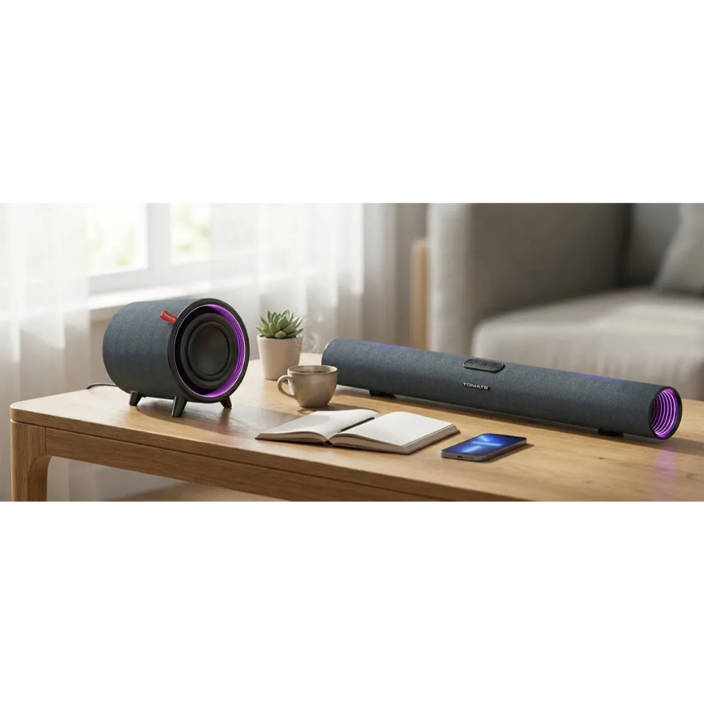 Soundbar Tomate MTS-2053 170W com Subwoofer Bluetooth USB Preto