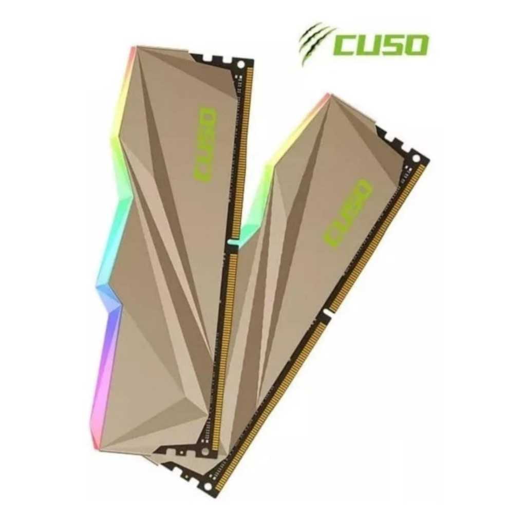 Kit Memoria Cuso Ddr4 2x8gb 3200mhz =16gb/gamer Rgb Lacrada! | Shopee ...