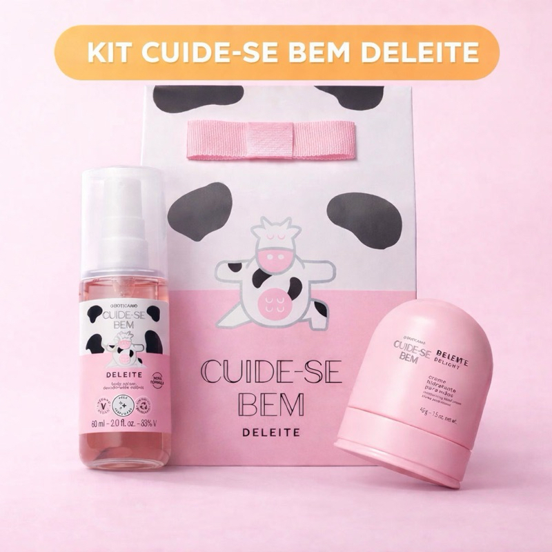 Kit Presente Especial Cuide-se Bem Deleite (2 itens) Boticário Feminino Original em Oferta na Shopee