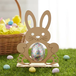 Kit 20 Lembrancinha Porta Ovo Chocolate Bombom Páscoa Mdf Coelho Pintura Brinde Mimo em Oferta na Shopee