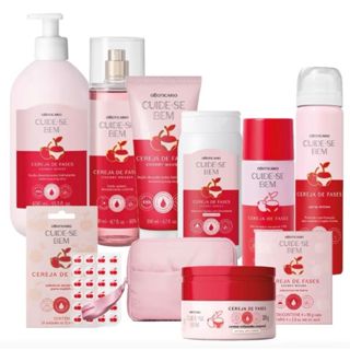 Kit Presente Cuide-Se Bem Cereja de Fases Completo (10 itens) em Oferta na Shopee