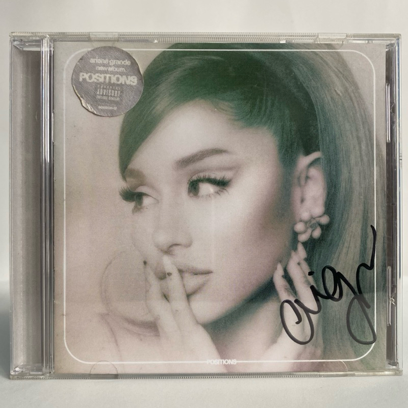 CD Ariana Grande - Positions (Autografado) | Shopee Brasil