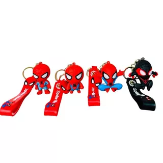 Chaveiro Homem Aranha 3D Premium Grande Emborrachado Colecionável Bolsas Mochilas Chaveiro Fofo em Oferta na Shopee