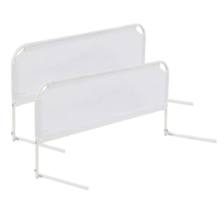 KIT 2 Grades De Cama Com Tela de Proteção Segurança P/ Crianças e Idosos Cama Normal Ou Box (P) em Oferta na Shopee