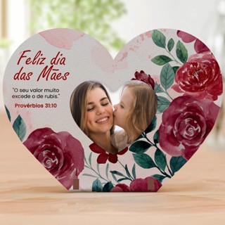 Coração Dia Das Mães Provérbios 31:10 Delicado Para Lembrancinha em Oferta na Shopee
