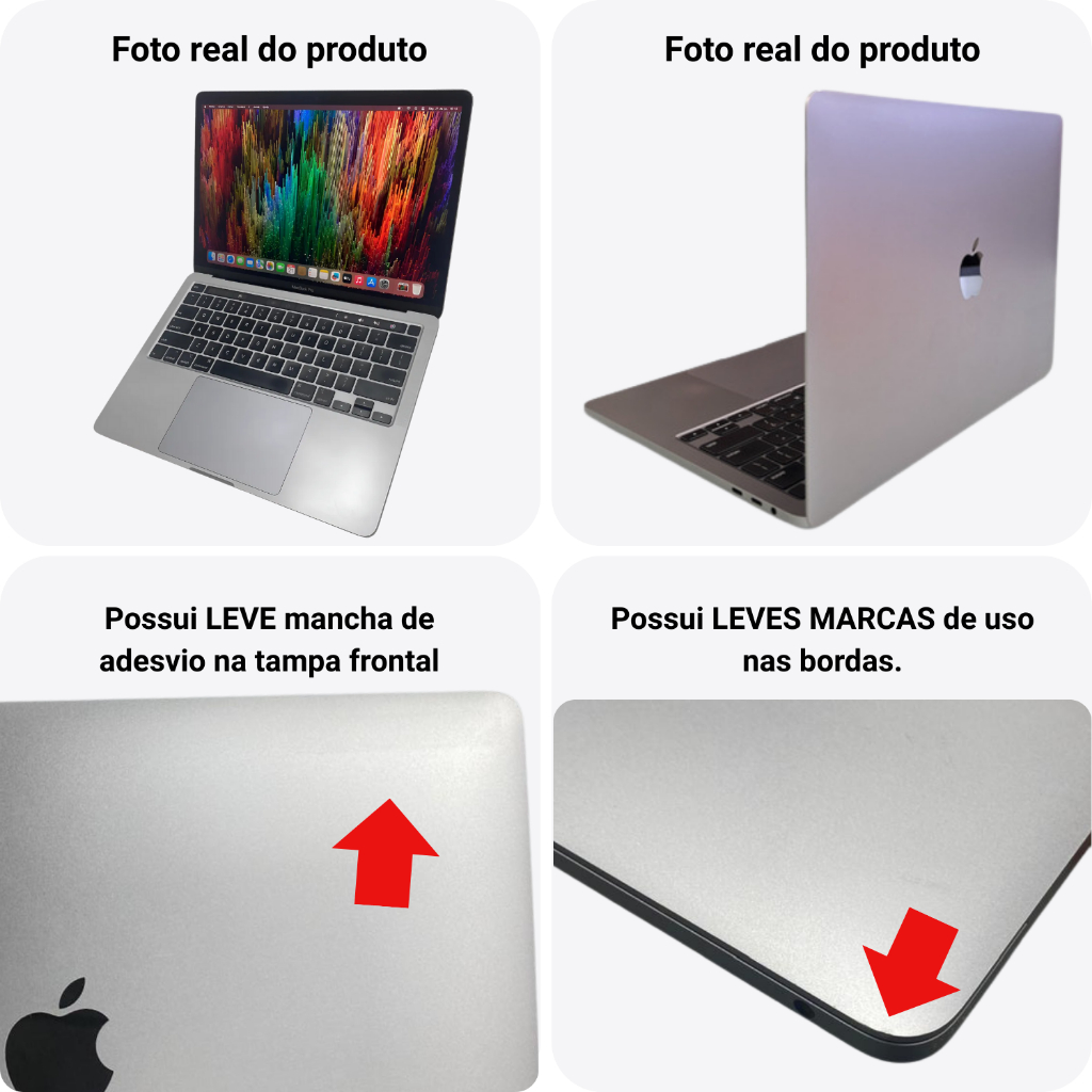 Apple Macbook Pro A2338 M1 Ssd 256gb 8gb tela 13.3 Retina Touchbar
