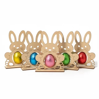 Kit 10 Lembrancinha Porta Bombom Ovo Páscoa Chocolate Brinde Festa Coelho Escolar Suporte Infantil em Oferta na Shopee