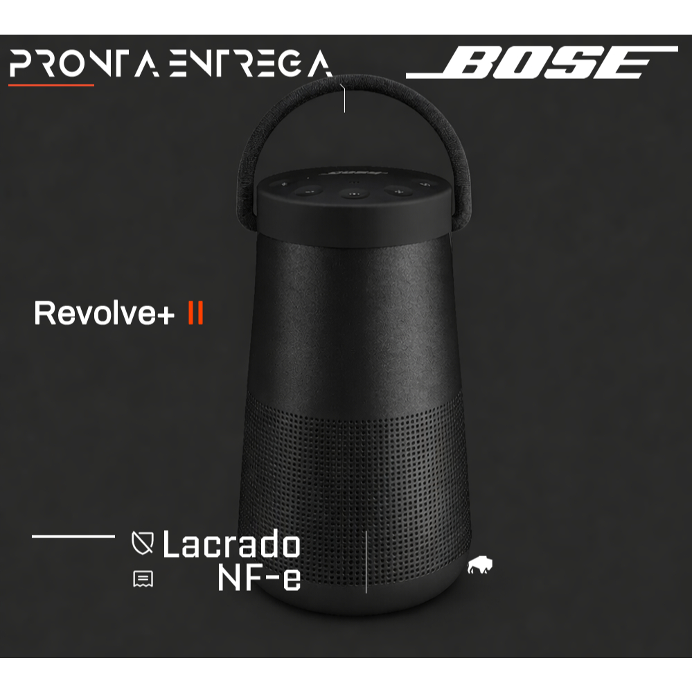 Caixa Som Bose SoundLink Revolve+ II Bluetooth Speaker plus 360