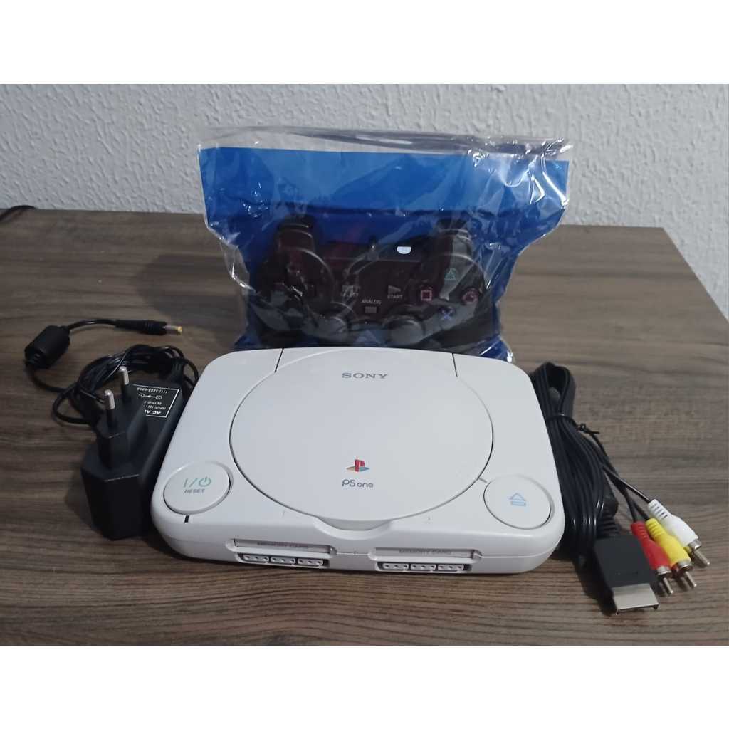 PlayStation 1 ps one baby Original Completo com Cabos e Controle ...