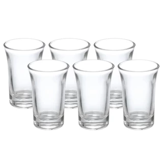 Kit 6 e 12 Copos De Shot Tequila 40ML De Vidro Transparente