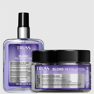 Kit TRUSS Blond Revolution Duo Impassable (2 Produtos) em Oferta na Shopee