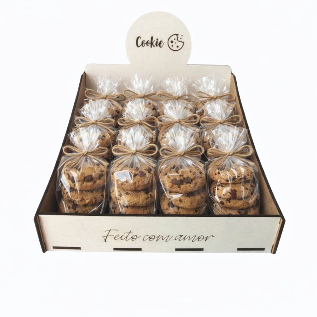 Kit com 2 Expositores para Brownie / Pão de Mel / Cookie / D