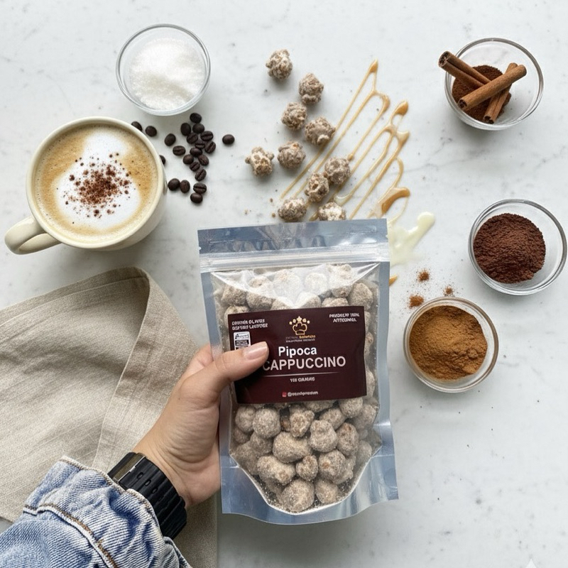 Pipoca Gourmet Cappuccino 160g Pipock Premium | Shopee Brasil
