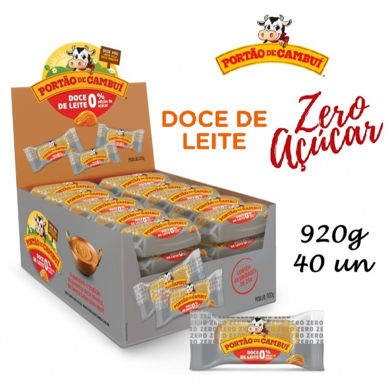 Doce de Leite Zero Açúcar Portão de Cambui - Display 920g - 40