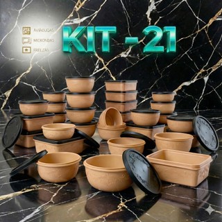 kit 21 potes para cozinha — foto 4 — Achou Levou Brasil