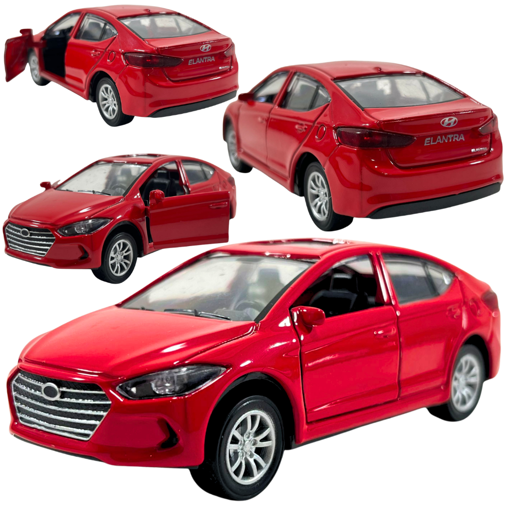Miniatura Hyundai Elantra 1:32 Colecionável Metal Abre Porta